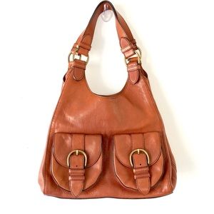 Banana Republic Saddle Leather Pocket Hobo